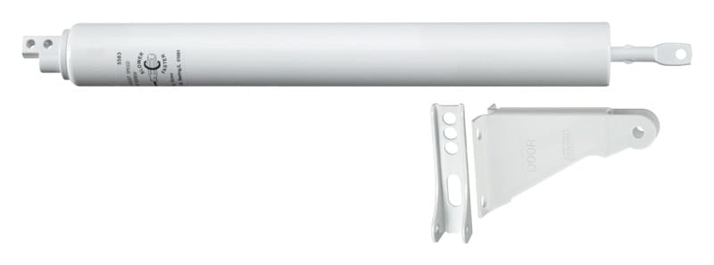 National Hardware N213-207 White Steel Pneumatic Screen/Storm Door Closer