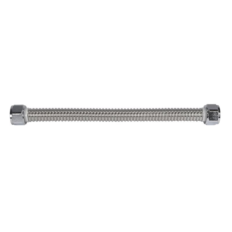 Danco 00WCS-118-PP 3/4 in. FIP each X 3/4 in. D FIP 18 in. Stainless Steel Water Heater Supply Line