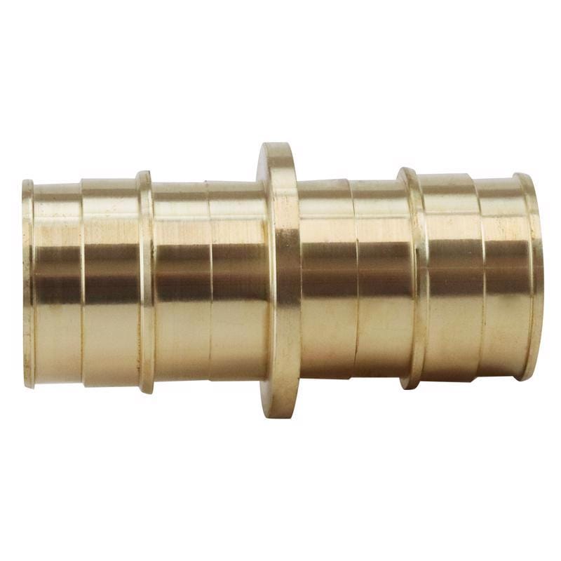 Apollo EPXC11 Expansion PEX / Pex A 1 in. Expansion PEX in to X 1 in. D PEX Brass Coupling