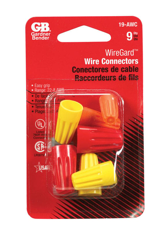 Gardner Bender 19-AWC WireGard Wire Connector Multicolored 9 pk