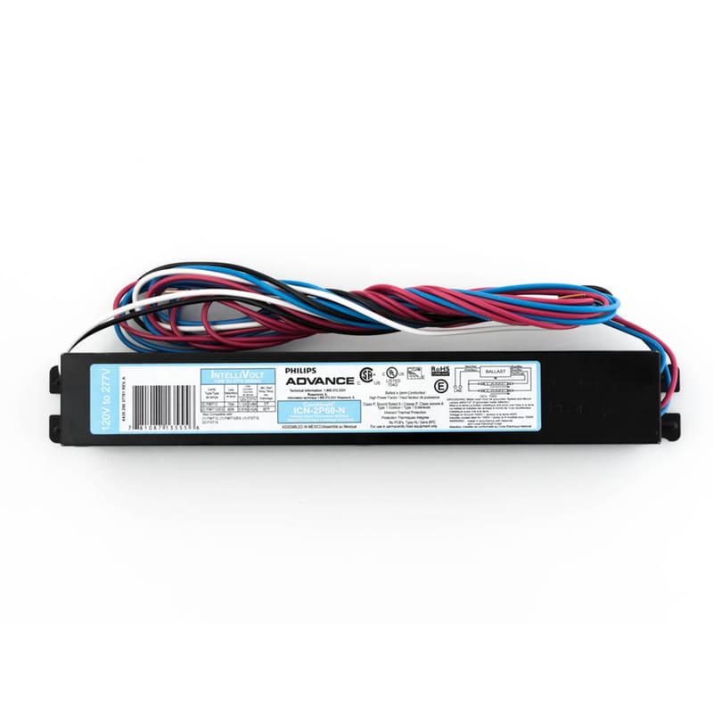 Philips 503128 Advance 75 W 120 V 2 lights Fluorescent Ballast For T12
