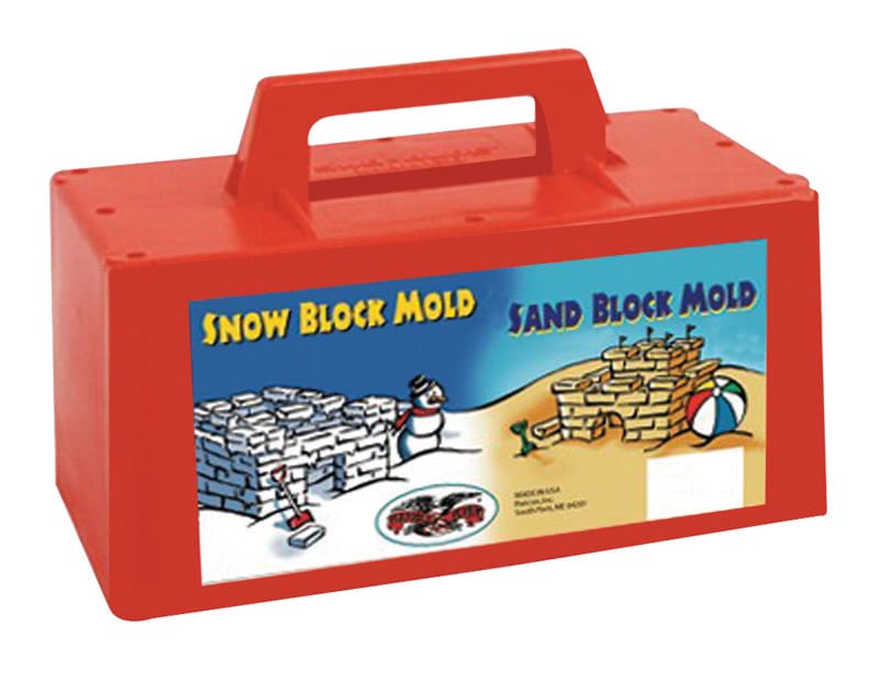Flexible Flyer 605 Injection Molded Plastic Snow Block Maker 10 in.