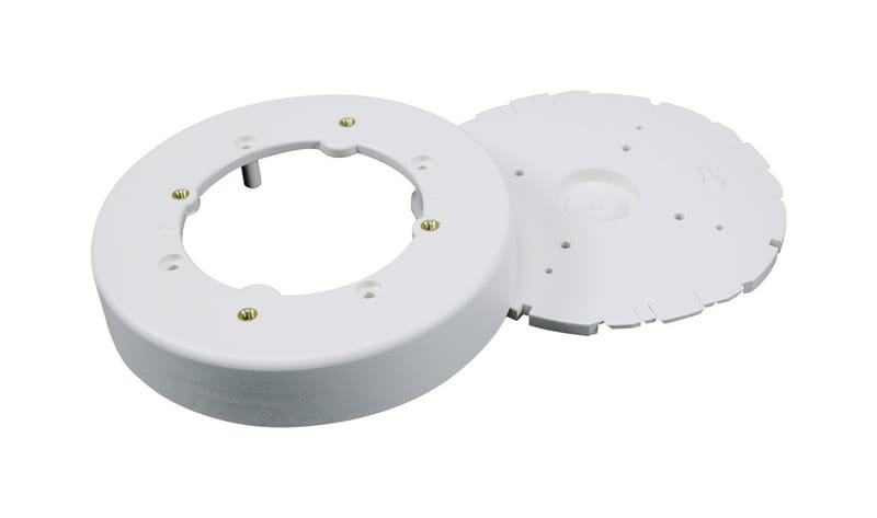 Legrand NM4 Round Plastic 1 gang Electrical Box Ivory