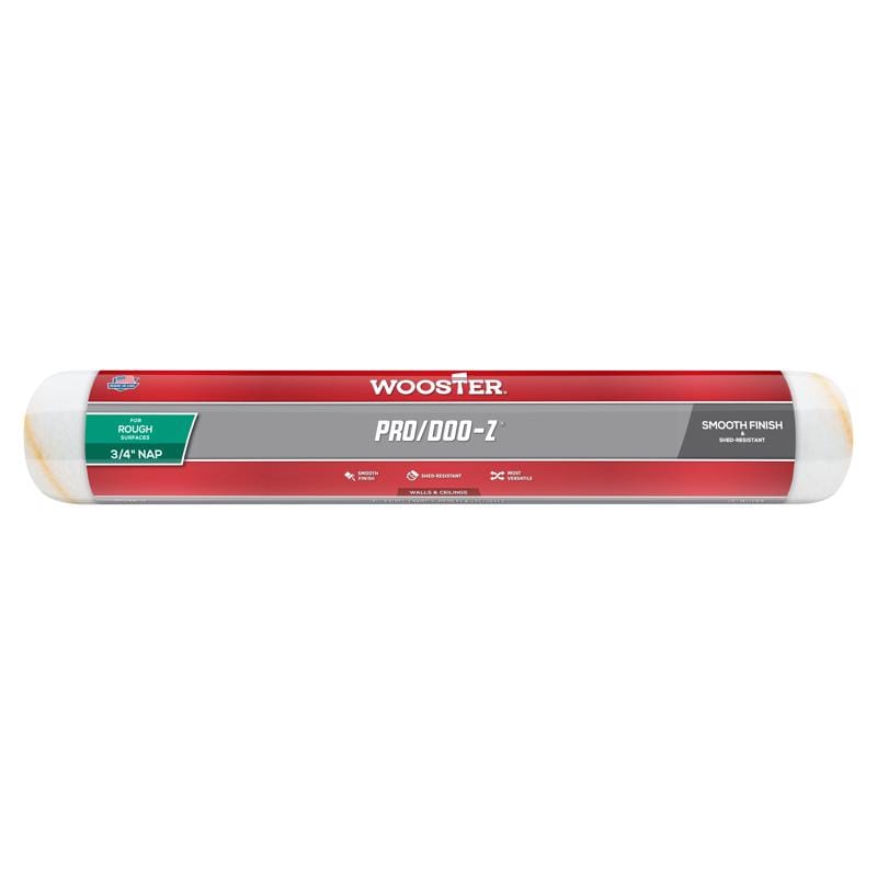 Wooster RR644-18 Pro/Doo-Z Woven Fabric 18 in. W X 3/4 in. Regular Paint Roller Cover 1 pk