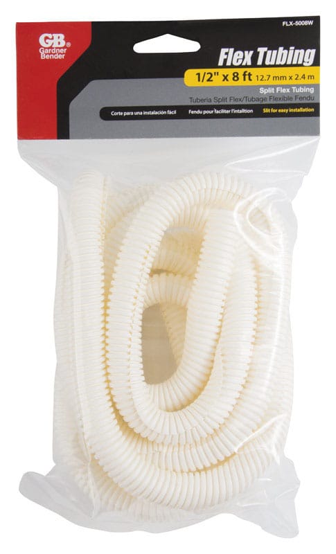 Gardner Bender FLX-5008W 8 ft. L White Polyethylene Flex Tube