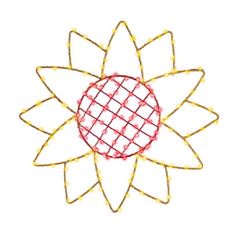 Celebrations 14-03033A Sunflower Silhouette Window Decor Metal 1 pk