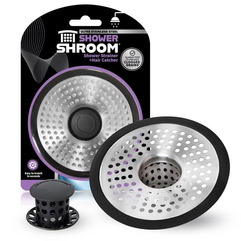 Showershroom SHSULT755 Ultra Edition Brushed Stainless Steel Drain Protector