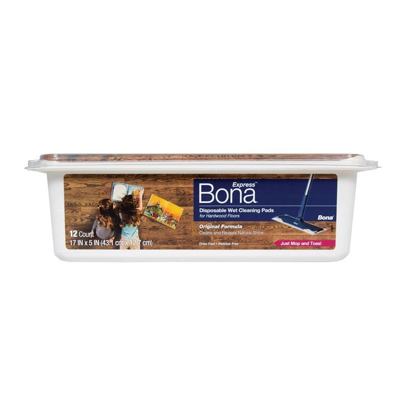 Bona AX0003506 Express 17 in. Wet PVA Mop Refill 12 pk