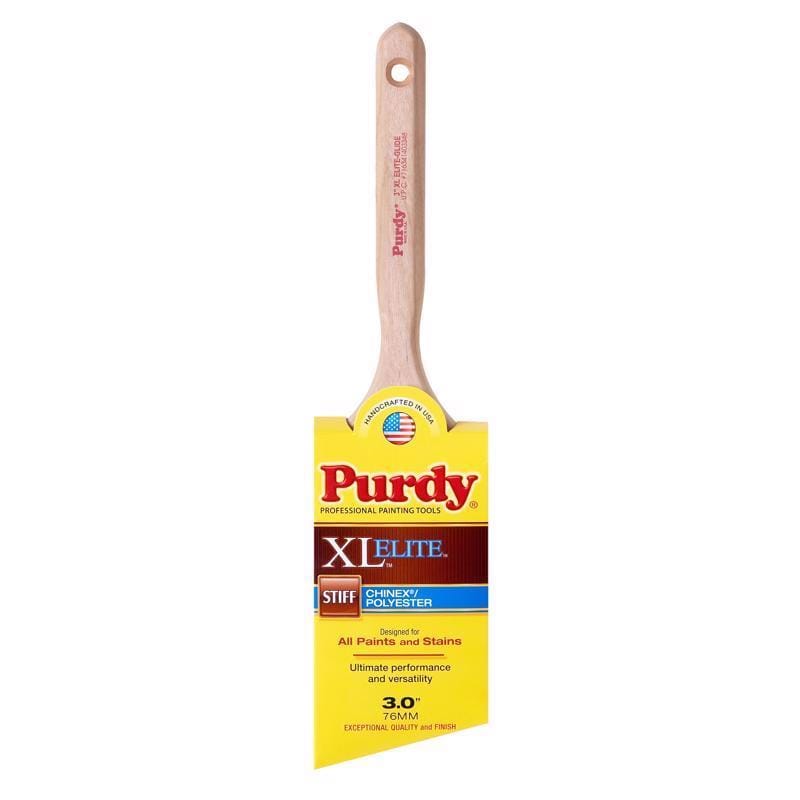 Purdy 144152530 XL Elite Glide 3 in. Stiff Angle Trim Paint Brush
