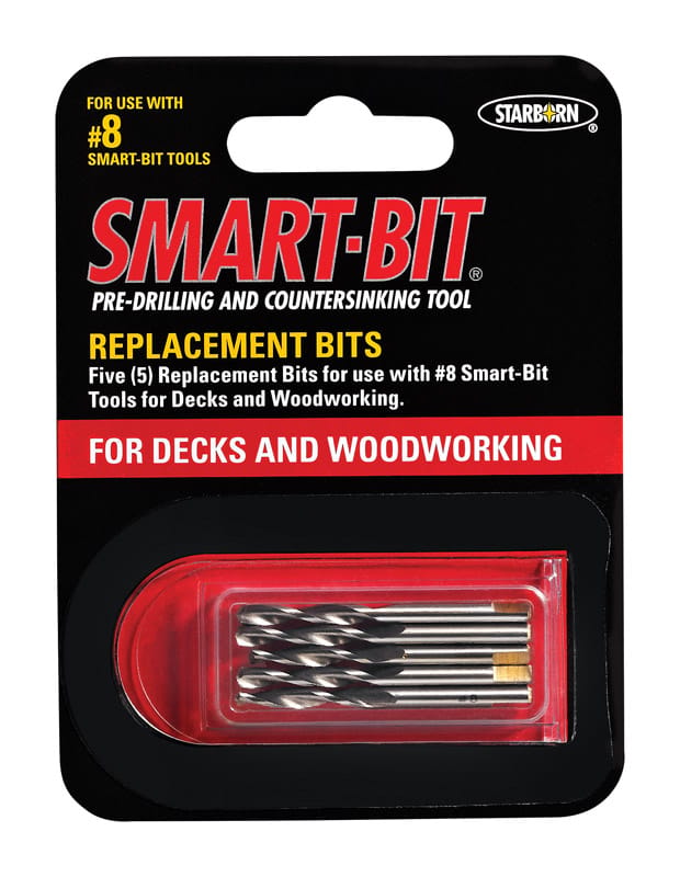 Starborn BDA161 Smart-Bit #8 X 0.125 in. L Stainless Steel Replacement Bit 5 pc