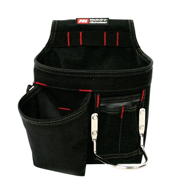 Mcguire-Nicholas 23020-Q Polyester Tool Pouch 6 pocket Black 1 pc