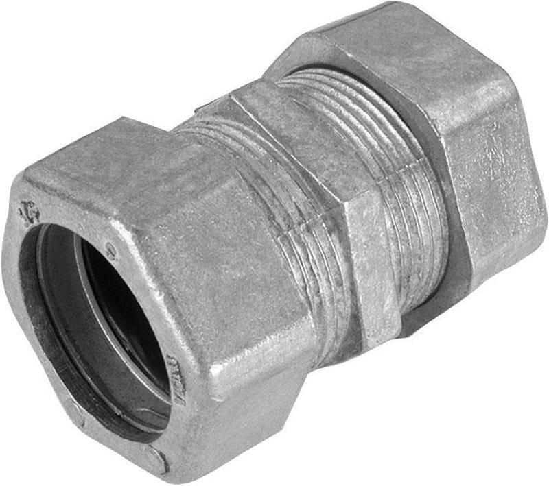 Sigma Engineered Solutions 02-54864 ProConnex 1-1/2 in. D Zinc-Plated Steel Rain-Tight Compression Coupling F