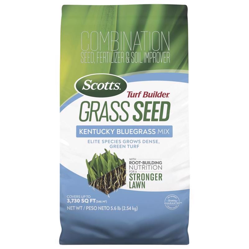 Scotts 18037B Turf Builder Kentucky Bluegrass Sun or Shade Fertilizer/Seed/Soil Improver 5.6 lb