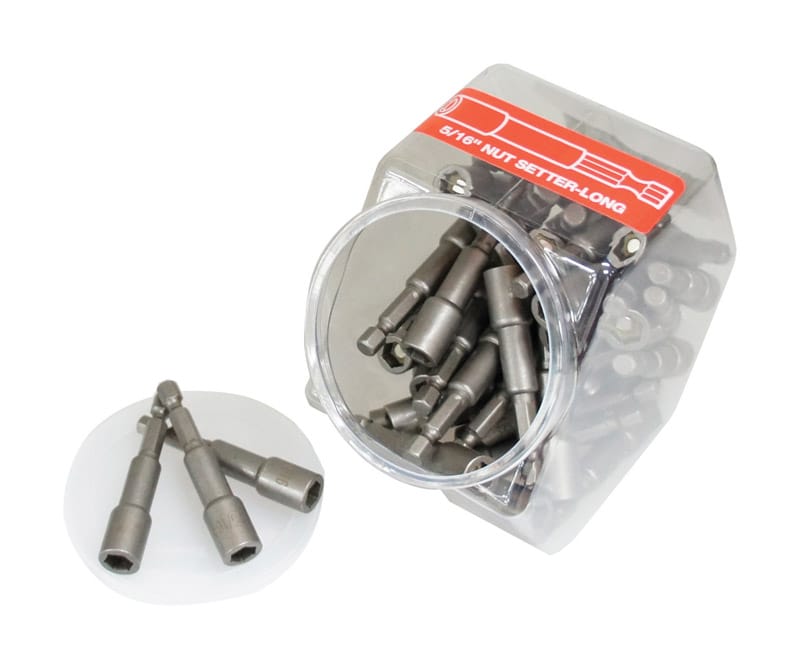 Best Way Tools B84065 5/16 in. X 2-9/16 in. L Steel Magnetic Nut Setter 1 pk