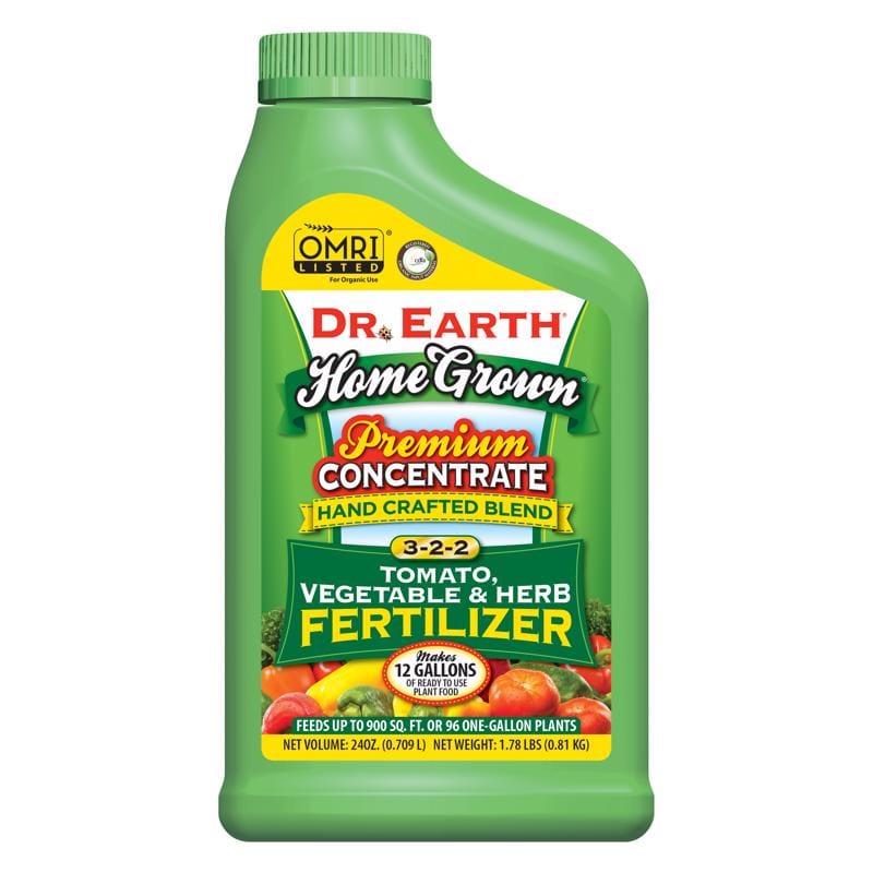 DR. Earth 1039 Home Grown Organic Fruits/Vegetables 3-2-2 Plant Fertilizer 24 oz