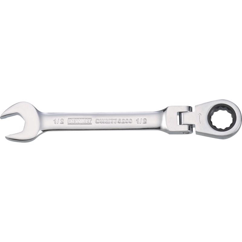 Dewalt DWMT75200OSP 1/2 in. X 1/2 in. 12 Point SAE Flex Head Combination Wrench 6.06 in. L 1 pc
