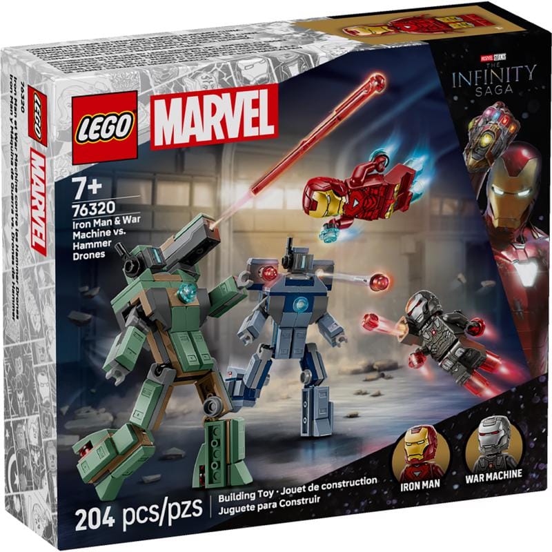 Lego 76320 Marvel Super Heroes Building Set Multicolored 204 pc