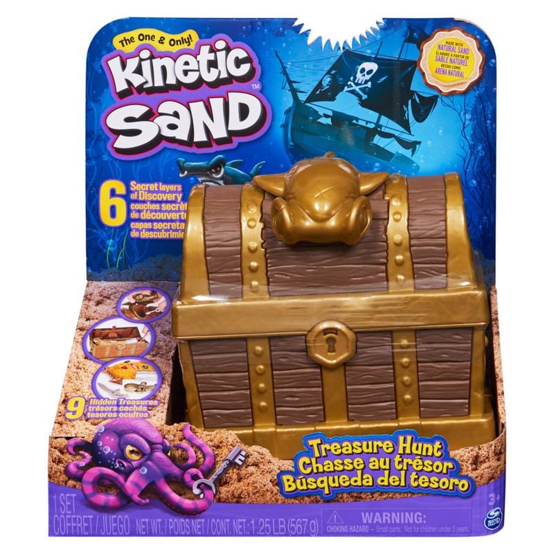 Spin Master 6062080 Treasure Hunt Kinetic Sand Natural