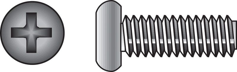 Hillman 0828506 No. 10-24 Ga. X 1 in. L Phillips Flat Head Stainless Steel Machine Screws 100 pk