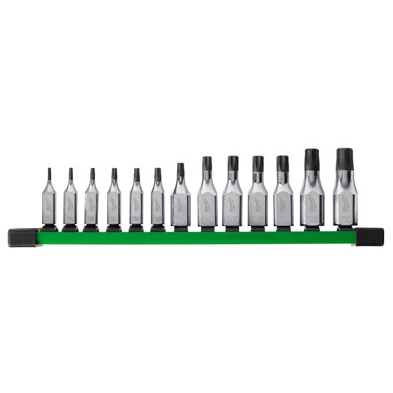 Milwaukee 48-22-9532 1/4 and 3/8 in. drive SAE Torx Bit Socket Set 13 pc