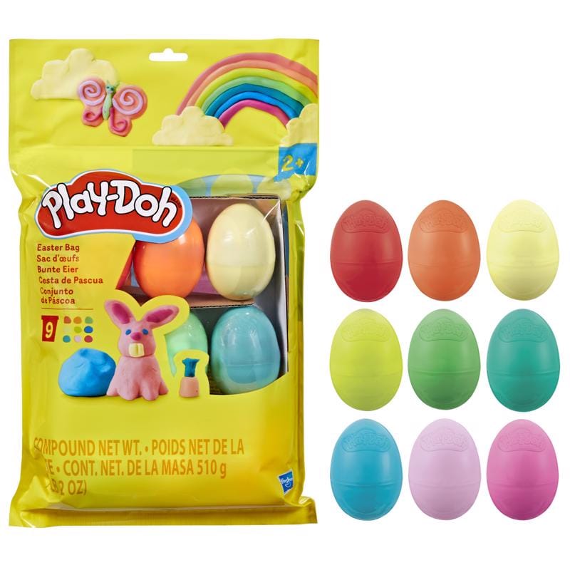 Hasbro HSBG0391 Play-Doh Easter Egg Bag Toy Assorted 9 pc