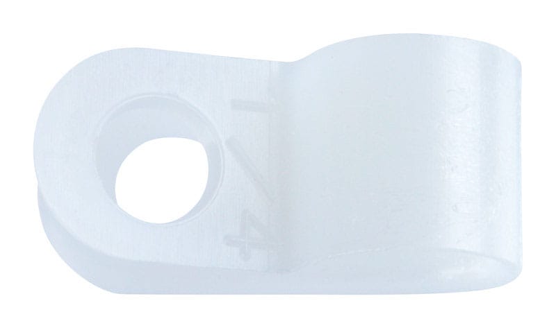 Jandorf 61466 1/4 in. D Nylon Cable Clamp 5 pk