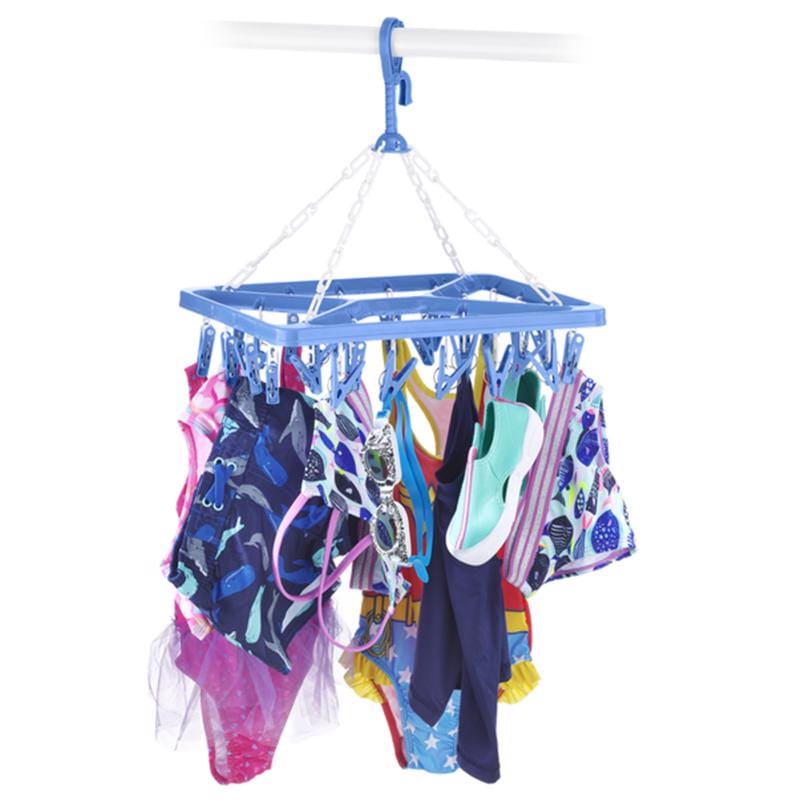 Whitmor 6171-844 18.5 in. H X 11.6 in. W X 2 in. D Plastic Hanging Clothes Drying Rack