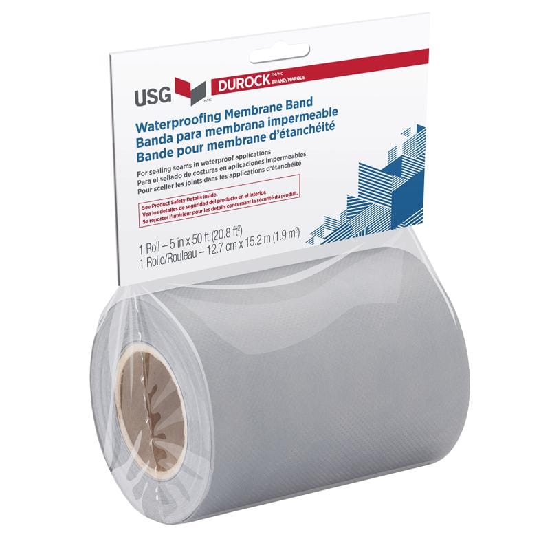 USG Sheetrock 170149 Durock 600 in. H X 5 in. W Plastic Underlayment 1 Rolls