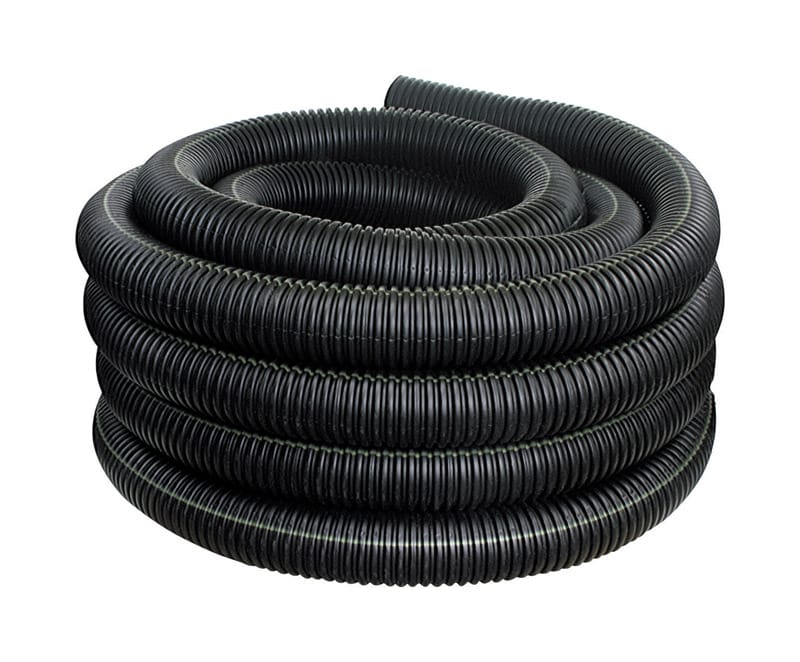 Advanced Drainage Systems 03510100 3 in. D X 100 ft. L Polyethylene Single Wall Solid Pipe