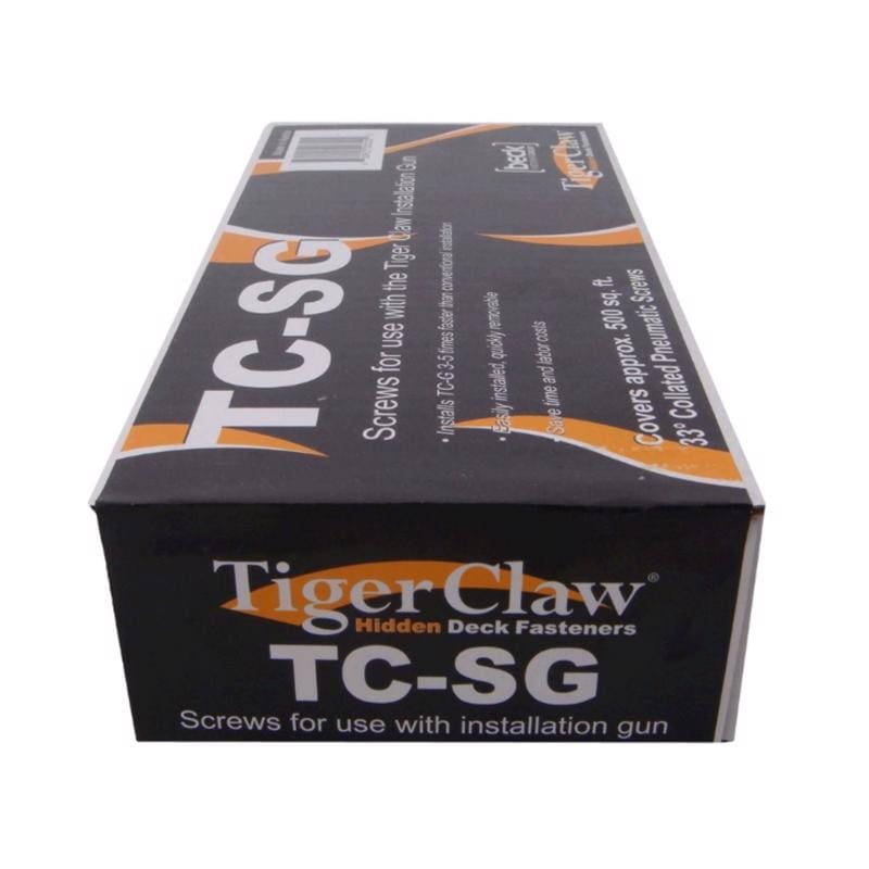 Tigerclaw F-5906-GNSC 1-1/2 in. L Angled Strip Black Oxide Scrail Fasteners 1 pk
