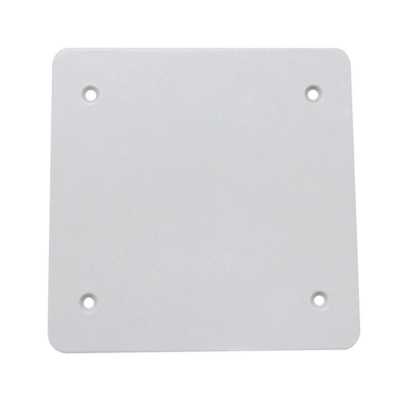 Sigma Engineered Solutions 14160WH Square Plastic 2 gang 4.84 in. H X 4.84 in. W Flat Box Cover