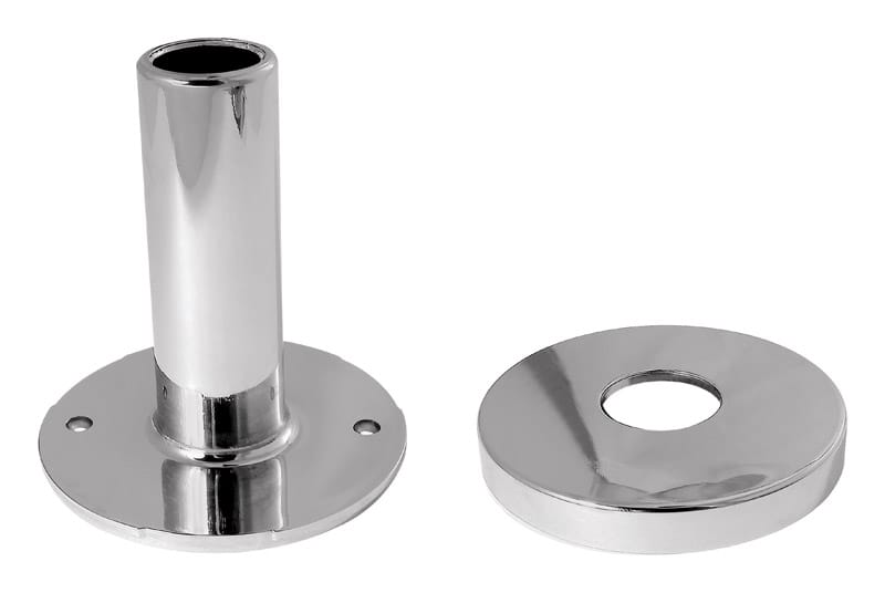 Keeney K857-30 Chrome Plated Flange and Tube 1/2 in.
