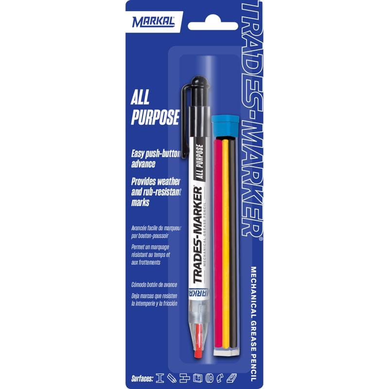 Markal 96136 Trades Marker Assorted Medium Tip Markers 4 pk