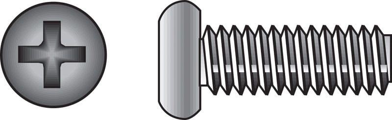 Hillman 0828504 No. 10-24 Ga. X 3/4 in. L Phillips Flat Head Stainless Steel Machine Screws 100 pk