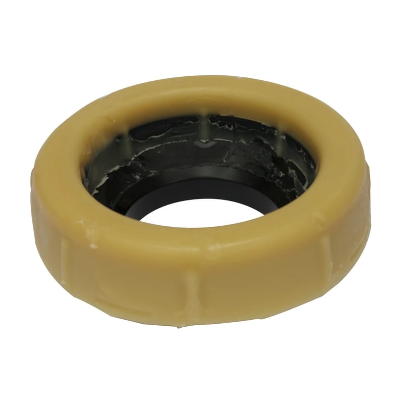 Keeney K836-2 Jumbo Wax Gasket with Sleeve Yellow Rubber