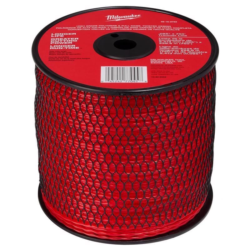 Milwaukee 49-16-2783 Professional Grade .095 in. D X 750 ft. L Trimmer Line