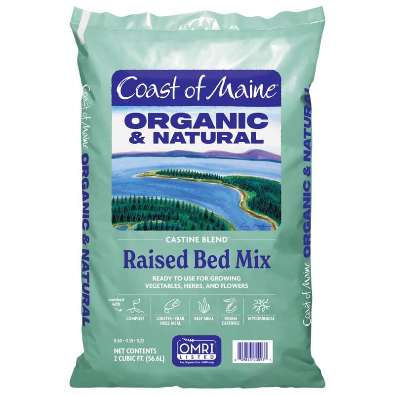 Coast of Maine CA2000 Castine Blend Organic All Purpose Raised Bed Mix 2 cu ft
