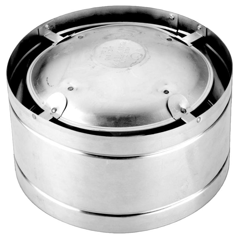 Selkirk 104802 4 in. D X 10 in. L Aluminum/Galvanized Steel Hi-Wind Top