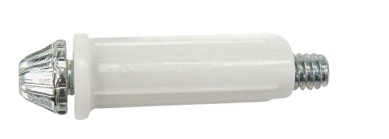 Barton Kramer 1018C White Steel Bracket 0.5 in. L X 2 in. H 1 pk
