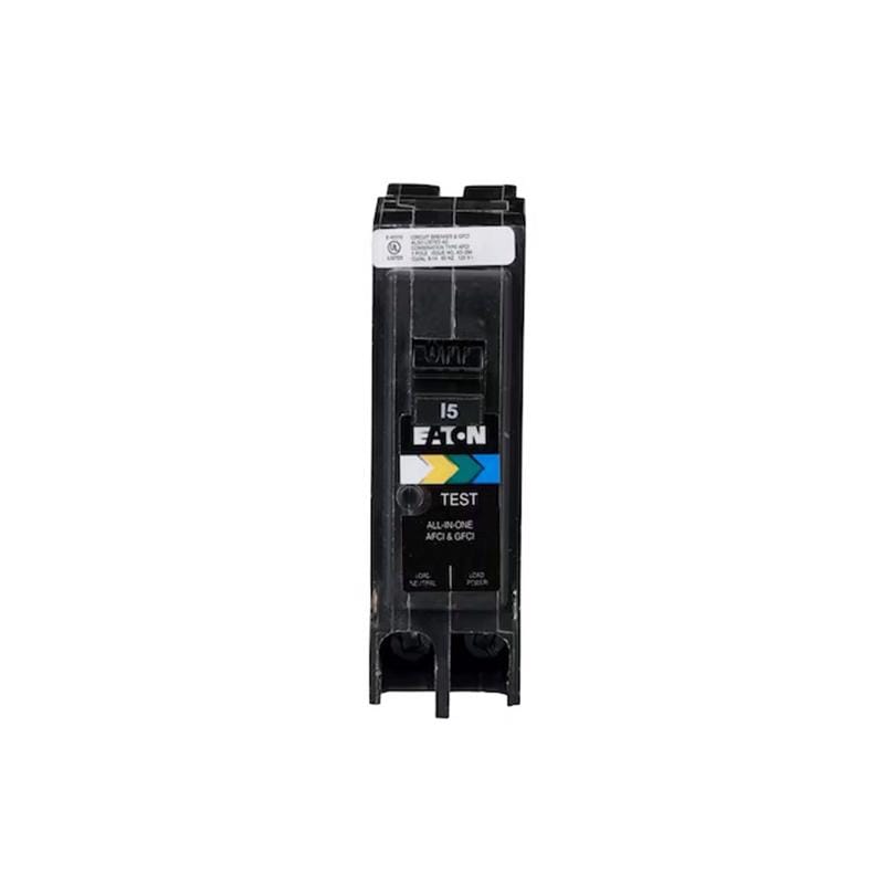 Eaton BRN115A1CS 15 amps Arc Fault/Ground Fault Single Pole Circuit Breaker
