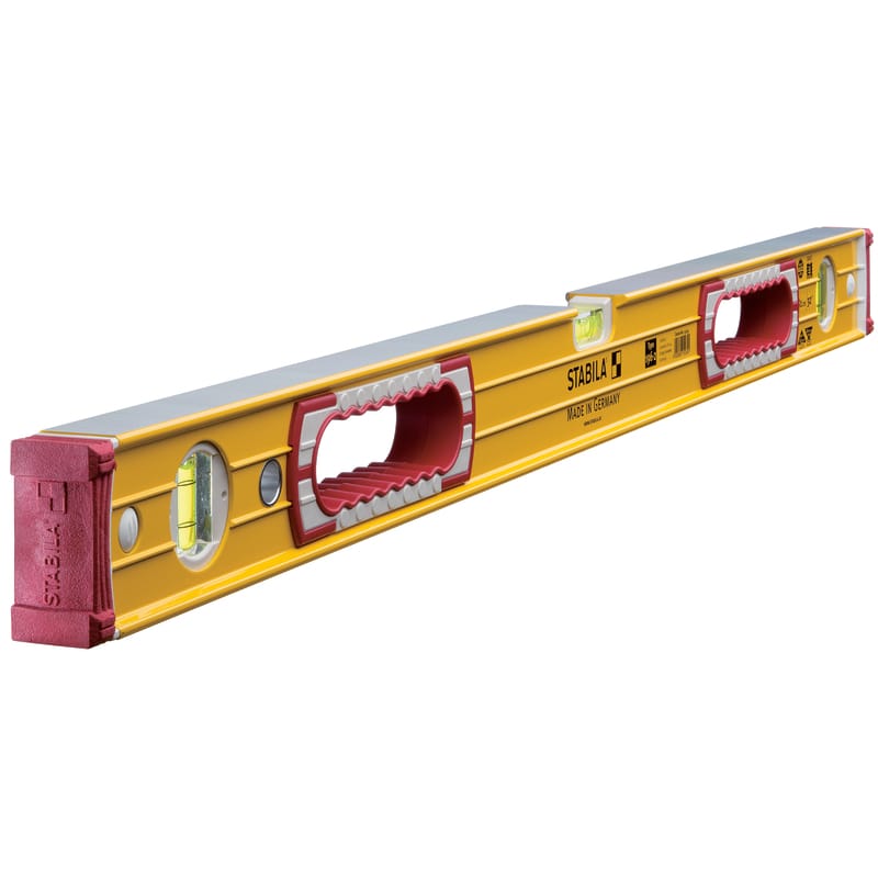 Stabila 37432 32 in. Aluminum Type 196 Heavy Duty Level 3 vial