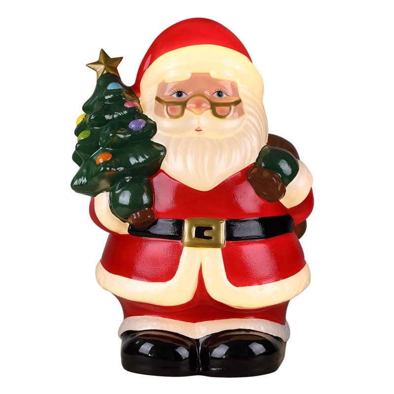 Mr. Christmas 12894AC LED Warm White Santa 24 in. Blow Mold