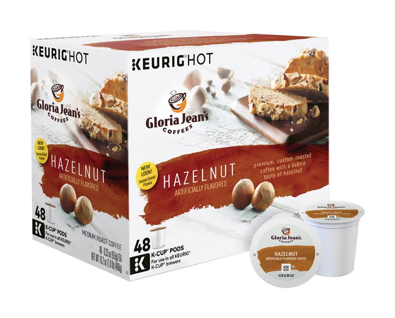 Keurig 5000330566 Gloria Jean's Hazelnut Coffee K-Cups 48 pk
