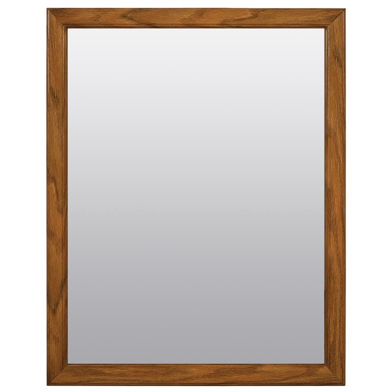 Zenna Home M2025KK 25 in. H X 20 in. W Bathroom Mirror Matte Brown