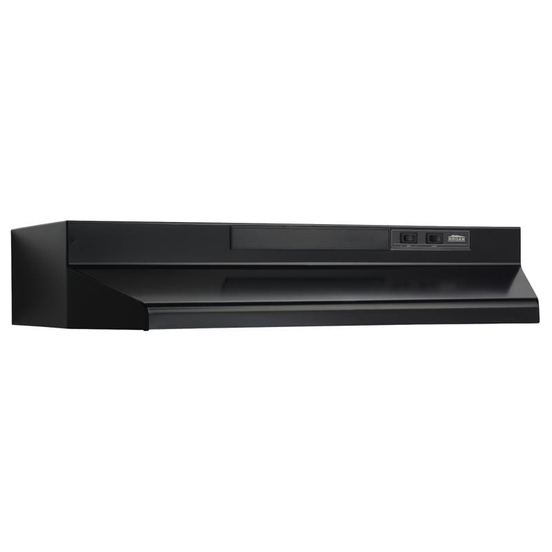Broan-Nutone F403023 30 in. W Black Convertible Range Hood