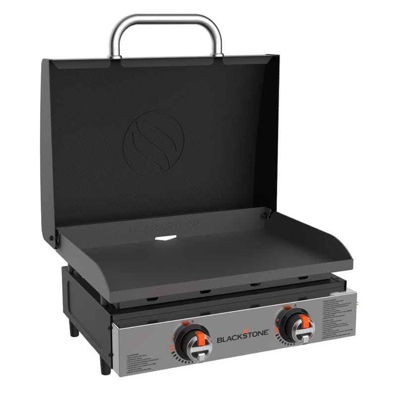 Blackstone 2205 2 Burner Liquid Propane Tabletop Outdoor Griddle Black/Silver