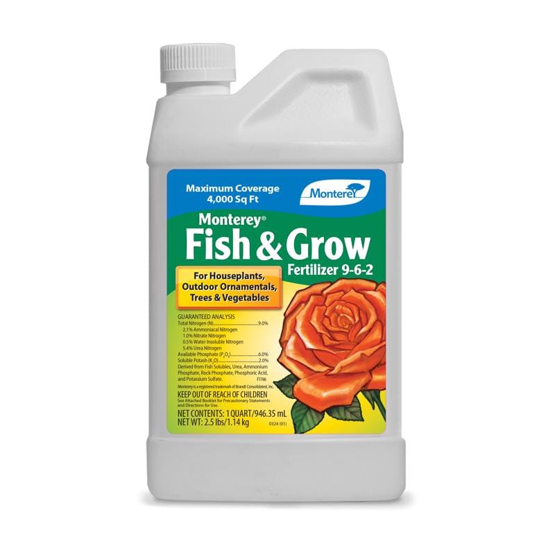Monterey LG 7326 Fish and Grow 9-6-2 Plant Fertilizer 1 qt