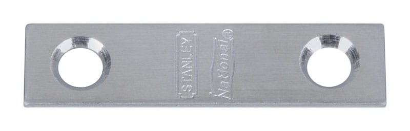 National Hardware N348-359 .5 in. H X 1/2 in. W X 2 in. L Satin Stainless Steel Mending Brace