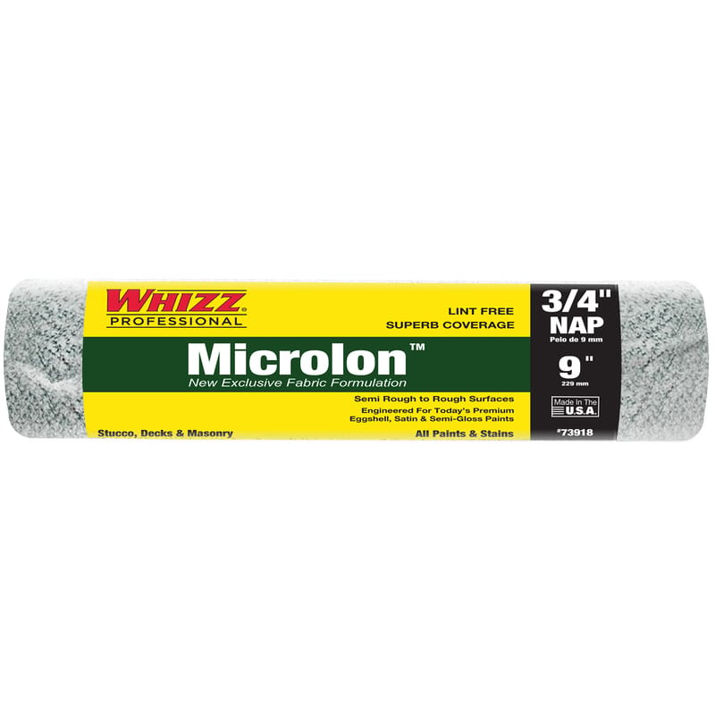 Whizz 73918 Microlon 9 in. W X 3/4 in. Cage Paint Roller Cover 1 pk
