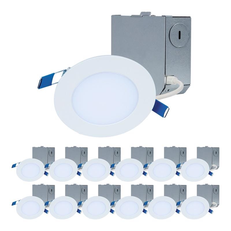 Halo HLBE4069301EM12 Soft White 4 in. W LED Canless Recessed Downlight 10 W